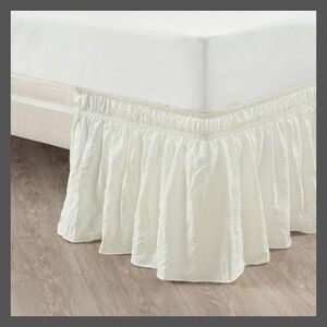 Classic Ruffled Bed Skirt - Ivory